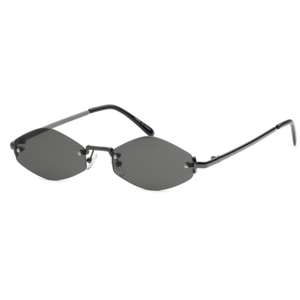 Black Rimless Matrix Sunglasses ✨ - Picture 3 of 3